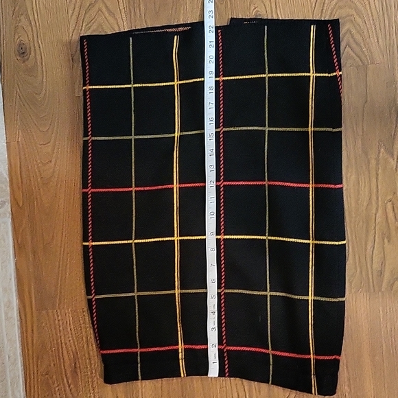 SWEATER SKIRT SET Classic Style Windowpane Plaid - Picture 14 of 14